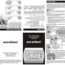 WCT 100/TX Wireless Thermostat