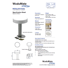 Wudumate Modular Seat Spec Sheet