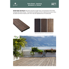 Bamboo X-treme Grad Decking