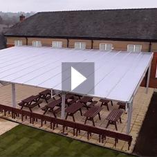 Ysgol Y Strade, Llanelli - Outdoor Dining Area